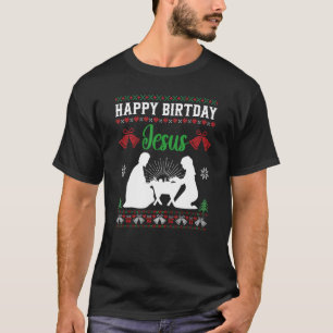Ugly Sweater Christmas Outfit Happy Birthday Jesus