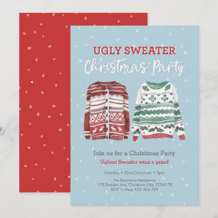 Ugly Sweater Christmas party Invitation