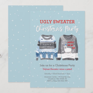 Ugly Sweater Christmas party Invitation