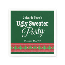 Ugly Sweater Christmas Party, Personalized