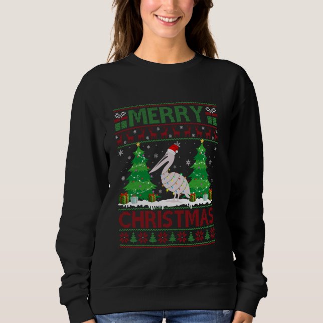Ugly Sweater Christmas Tree Lighting Pelican Ugly  (Front)
