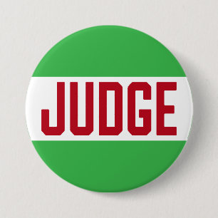 Ugly Sweater Contest Judge 3 Inch Round Button