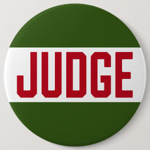 Ugly Sweater Contest Judge 6 Inch Round Button