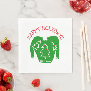 Ugly Sweater CUSTOM Holiday Christmas  Napkin