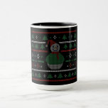 Ugly Sweater - Cute Snowman Christmas Jumper Mug<br><div class="desc">Are you ready for the Christmas Holidays Season? Take this funny Cute Snowman Christmas Holiday sweater design at Christmas 2021 party! This Xmas Ugly Sweater Snowman design features an illustration of a Holiday snowman and christmas tree. . It's the perfect gift for kid, man and woman that enjoys celebrating Winter...</div>