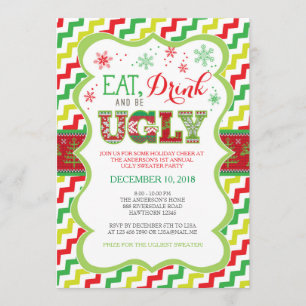 Ugly Sweater Invitation