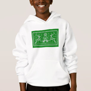 Ugly sweater jingle bells Christmas deers green