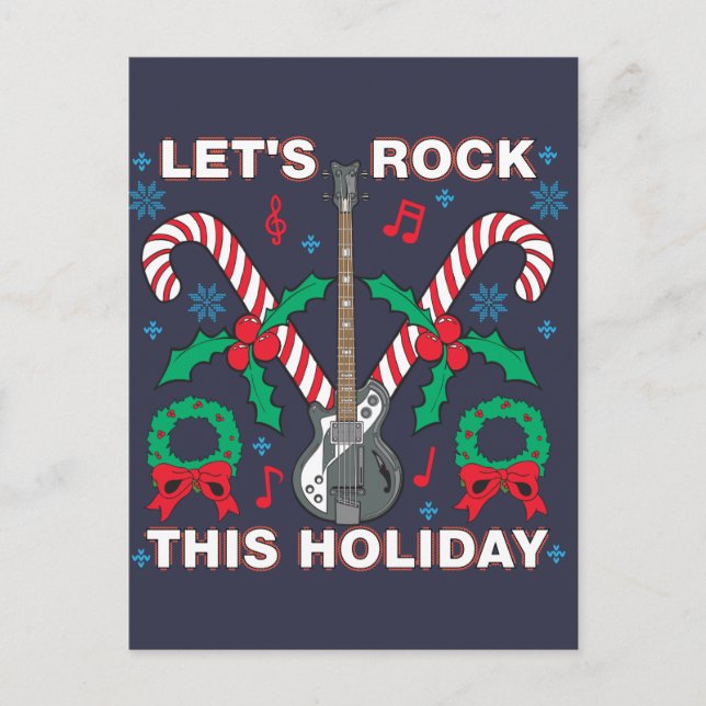 Ugly Sweater Lets Rock This Holiday Design (Front)