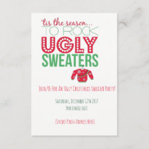 Ugly Sweater Party Invitation