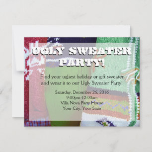Ugly Sweater Party Invitations