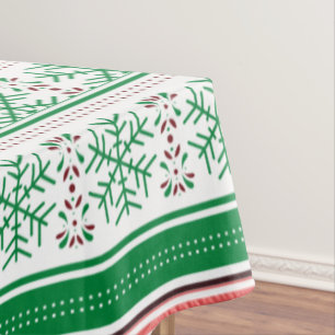 Ugly Sweater Pattern Table Cloth