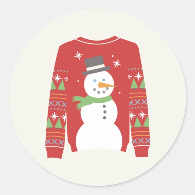 Ugly Sweater Sticker (Front)