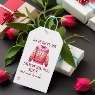 Ugly Sweater Valentines  Gift Tags
