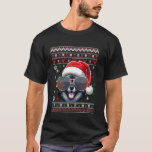 Ugly Sweater X-mas Santa Keeshond Dog Christmas<br><div class="desc">Ugly Sweater X-mas Santa Keeshond Dog Christmas</div>