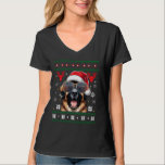 Ugly Sweater X-mas Santa Leonberger Dog Christmas<br><div class="desc">Ugly Sweater X-mas Santa Leonberger Dog Christmas</div>