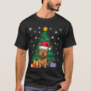 Ugly Sweater Xmas Tree Lights Cairn Terrier Dog Sa