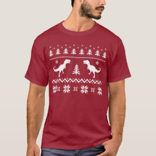 Ugly T-Rex Dinosaur Christmas Sweater