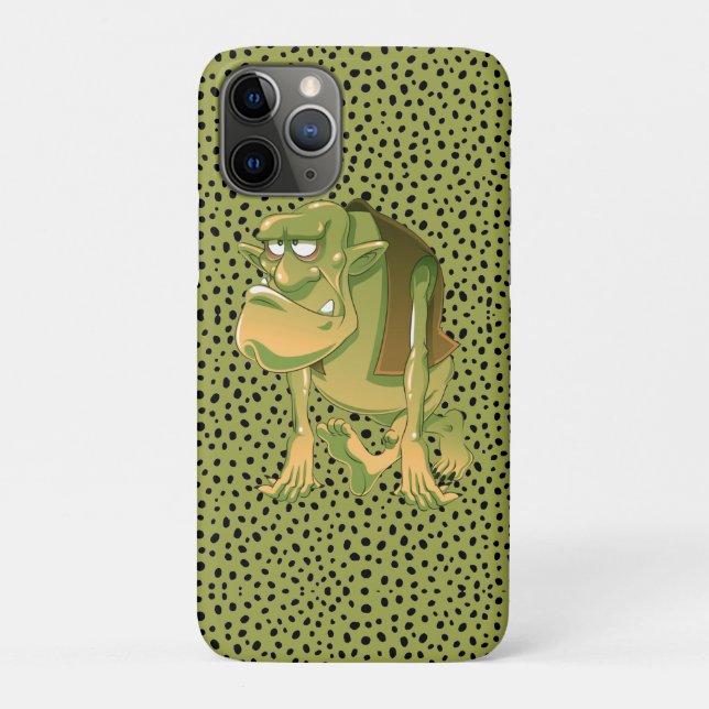Ugly Troll Case-Mate iPhone Case (Back)
