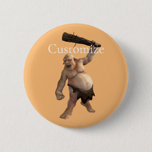 Ugly Troll Thunder_Cove 2 Inch Round Button