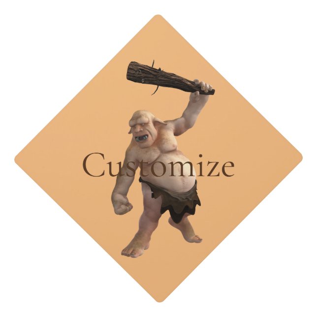 Ugly Troll Thunder_Cove Graduation Cap Topper (Front)