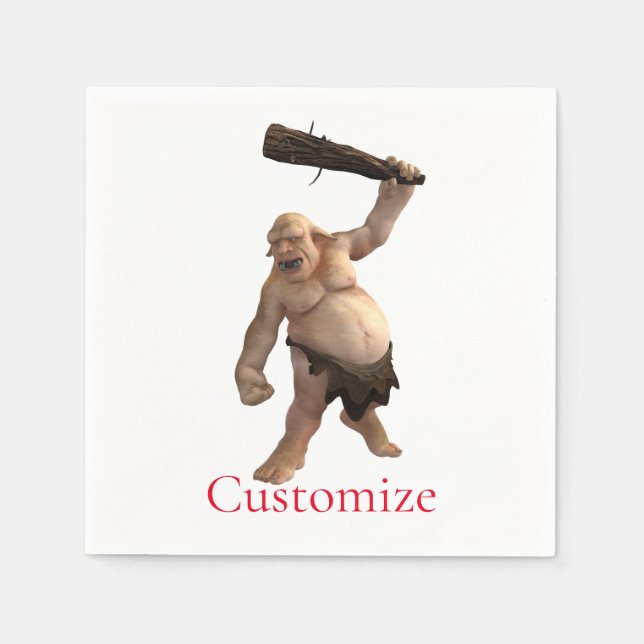 Ugly Troll Thunder_Cove Napkin (Front)