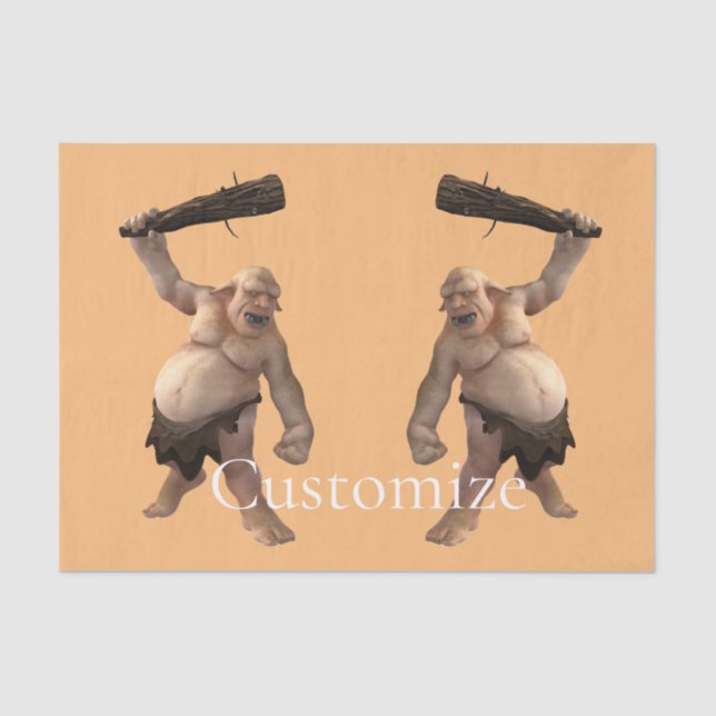 Ugly Troll Thunder_Cove Tissue Paper (Front)