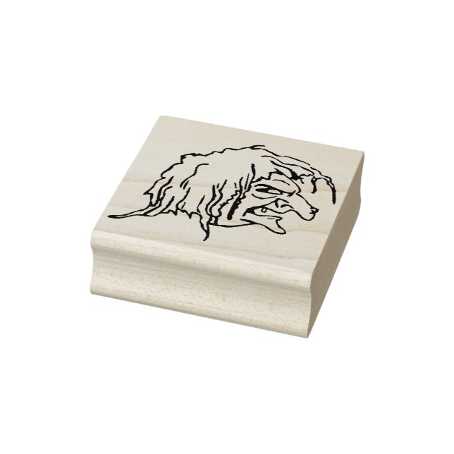 Ugly witch illistration art stamp (Stamp)