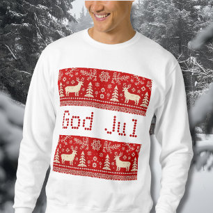 ugly Xmas -kintted motifs Sweatshirt