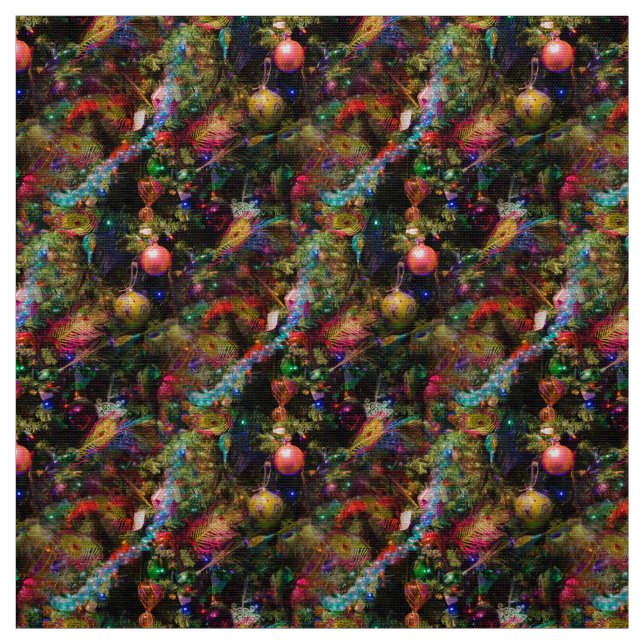 ugly xmas tree fabric (Swatch)
