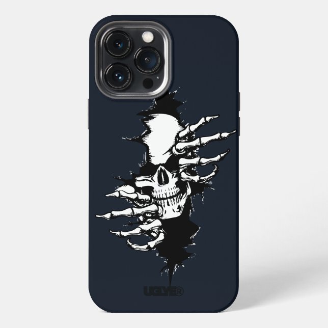 UGLYE® Skeleton of Death Breaks Through Case-Mate iPhone Case (Back)