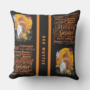 Ugo - Halloween / Thermosbecher Outdoor Pillow