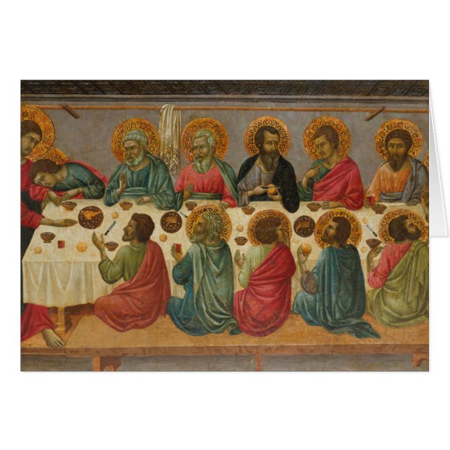 Ugolino di Nerio - The Last Supper (Front Horizontal)