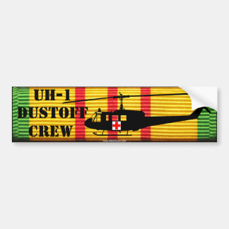 UH-1 "Huey" DUSTOFF CREW VSM Bumper Sticker