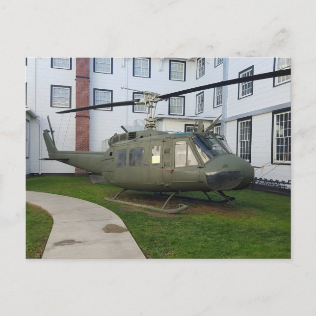 UH-1 Huey Helicopter Postcard (Front)