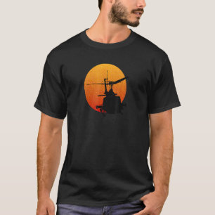 Uh 1 Iroquois  Huey Helicopter Military History T-Shirt