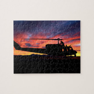 UH-1N Iroquois (Huey) Vintage Aviation Photograph Jigsaw Puzzle