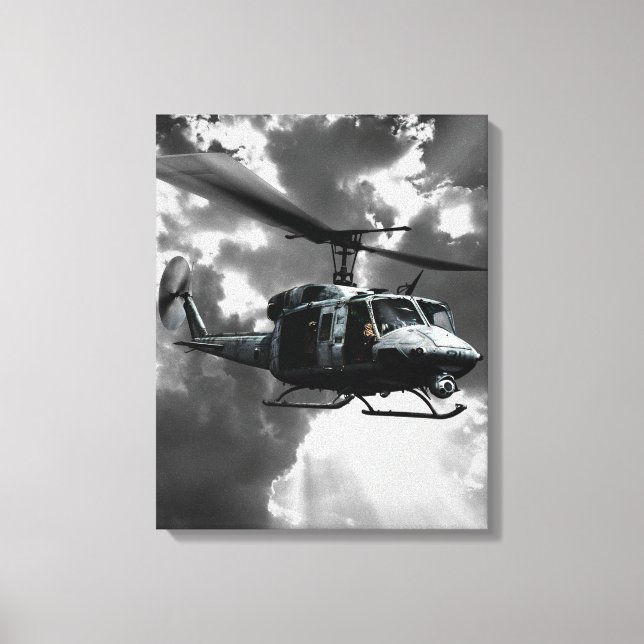 UH-1N Twin Huey Canvas Print (Front)