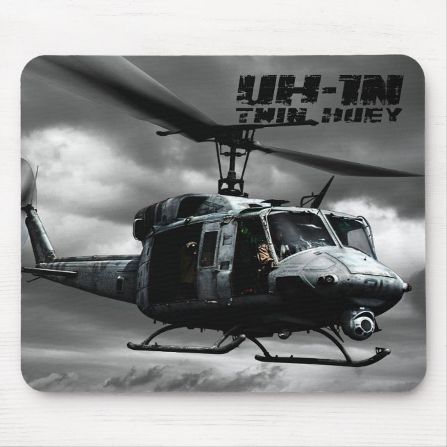 UH-1N Twin Huey Mouse Pad (Front)