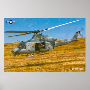 UH-1Y VENOM POSTER