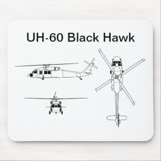UH-60 Black Hawk Mouse Pad
