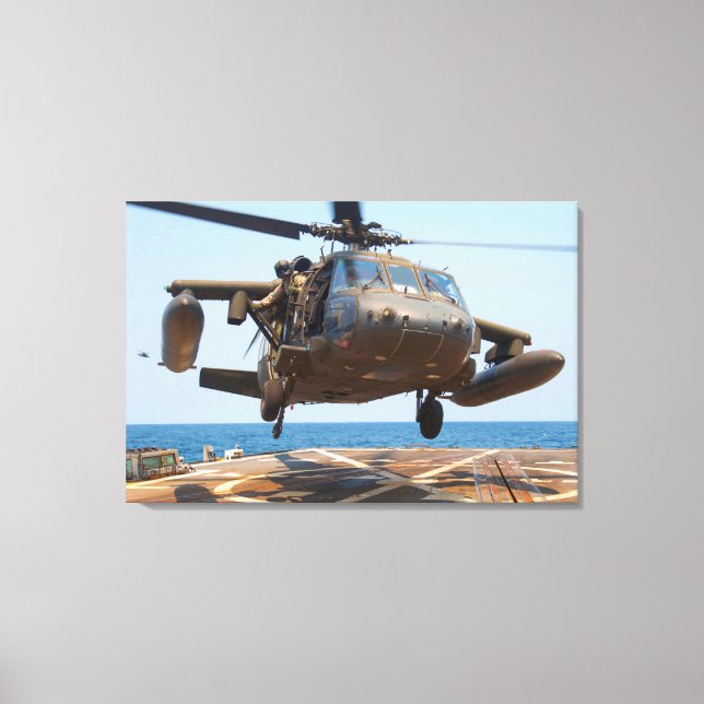 UH-60M BLACKHAWK 24x36 Canvas Print (Front)