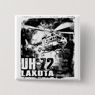 UH-72 Lakota 2 Inch Square Button