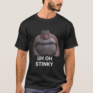 Uh Oh Stinky Poop Dank Memes Le Monke T-Shirt