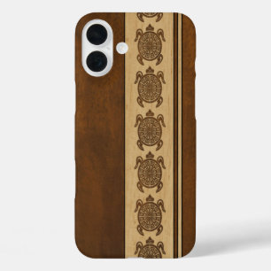 Uhane Honu Faux Wood Hawaiian Turtle Case-Mate iPh iPhone 16 Plus Case