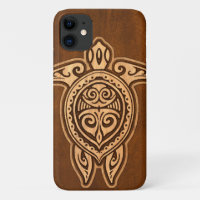 Uhane Honu Faux Wood Hawaiian Turtle