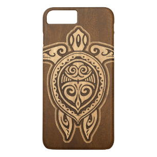 Uhane Honu Faux Wood Hawaiian Turtle iPhone 8 Plus/7 Plus Case