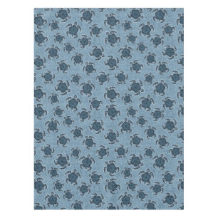 Uhane Honu Hibiscus Batik Hawaiian Turtle Tablecloth