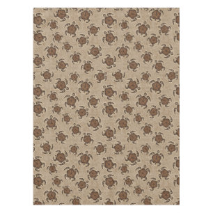 Uhane Honu Hibiscus Batik Hawaiian Turtle Tablecloth