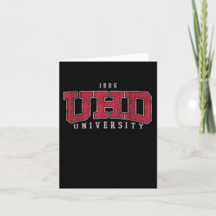 Uhd Institute Of Technology Arch Retro For Men Wom Card