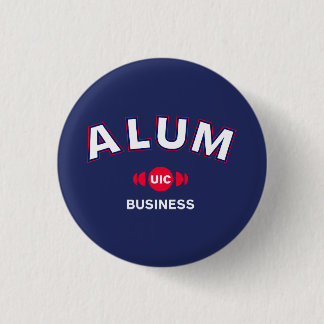 UIC Alumni Business 1 Inch Round Button